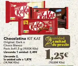 Gadis KIT KAT Chocolatina oferta