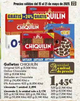 Gadis CHIQUILIN Galletas oferta