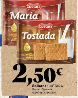 Gadis CUETARA Galletas oferta