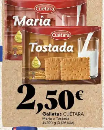 Gadis CUETARA Galletas oferta