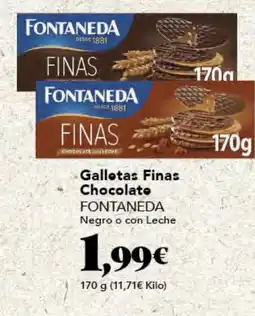 Gadis FONTANEDA Galletas Finas Chocolate oferta