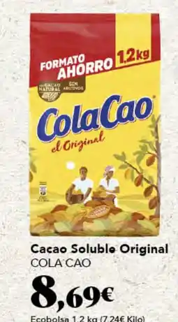 Gadis COLA CAO Cacao Soluble Original oferta