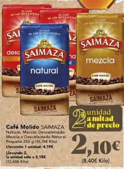 Gadis SAIMAZA café molido oferta