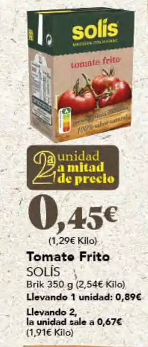 Gadis SOLIS Tomate Frito oferta