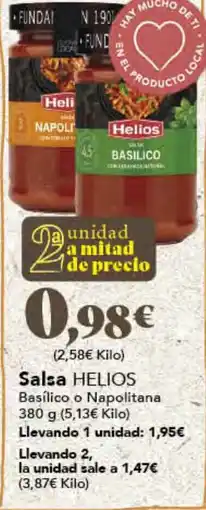 Gadis HELIOS Salsa oferta