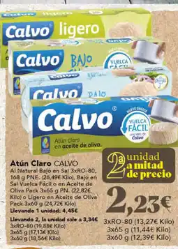 Gadis CALVO Atún claro oferta