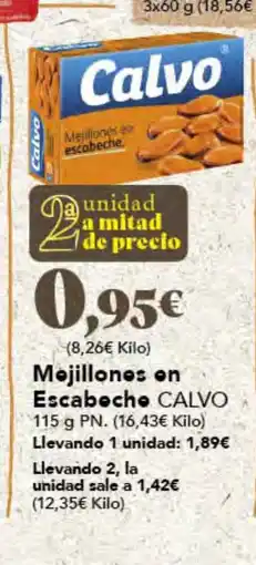 Gadis CALVO Mejillones en Escabeche oferta