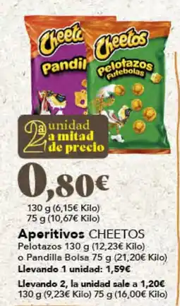 Gadis CHEETOS Aperitivos oferta