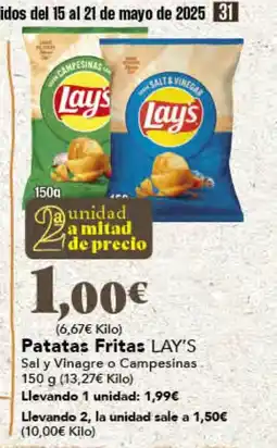 Gadis LAY'S Patatas Fritas oferta