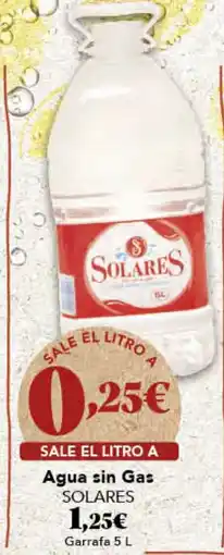 Gadis SOLARES Agua sin Gas oferta