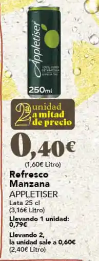 Gadis APPLETISER Refresco Manzana oferta