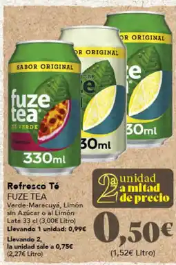 Gadis FUZE TEA Refresco Te oferta
