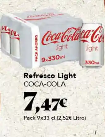 Gadis COCA COLA Refresco Light oferta