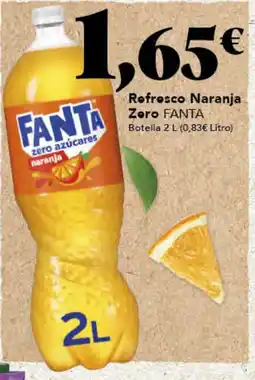 Gadis FANTA Refresco Naranja Zero oferta