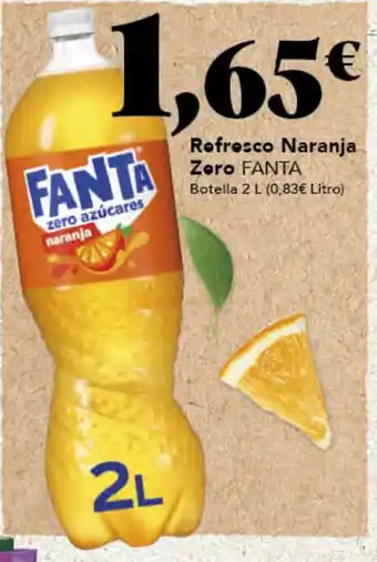 Gadis FANTA Refresco Naranja Zero oferta