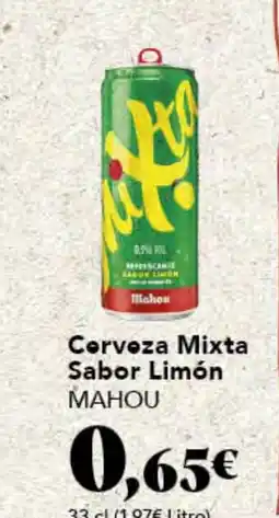 Gadis MAHOU Cerveza Mixta Sabor Limón oferta