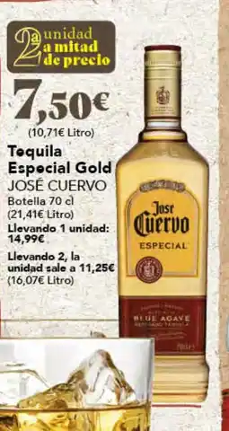 Gadis JOSÉ CUERVO Tequila Especial Gold oferta