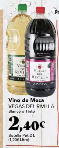 Gadis VEGAS DEL RIVILLA Vino de Mesa oferta