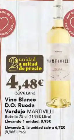 Gadis MARTIVILLI Vino Blanco D.O. Rueda oferta