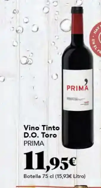 Gadis PRIMA Vino Tinto D.O. Toro oferta