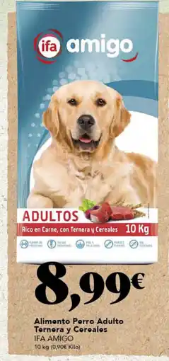 Gadis IFA AMIGO Alimento Perro Adulto Ternera y Cereales oferta