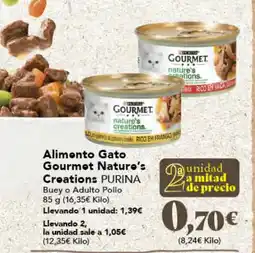 Gadis PURINA Alimento Gato Gourmet Nature's oferta