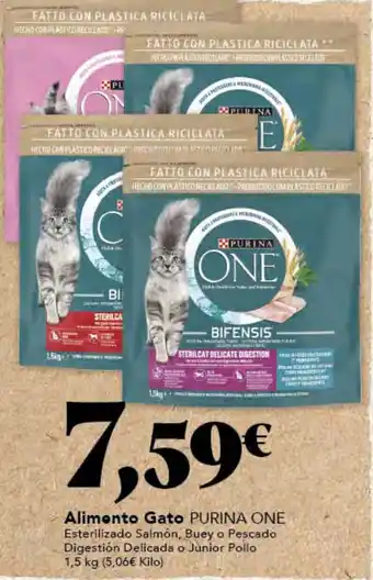 Gadis PURINA ONE Alimento Gato oferta