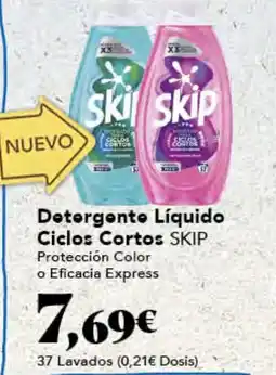 Gadis SKIP Detergente Líquido Ciclos Cortos oferta