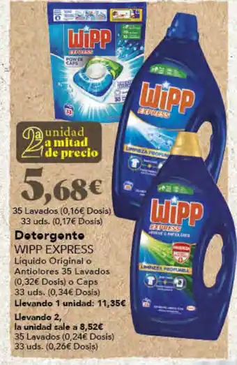 Gadis WIPP EXPRESS Detergente oferta