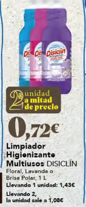 Gadis DISICLÍN Limpiador Higienizanto Multiusos oferta