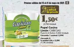 Gadis CARICIAS Papel Cocina Limon oferta