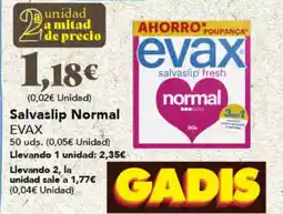 Gadis EVAX Salvaslip Normal oferta