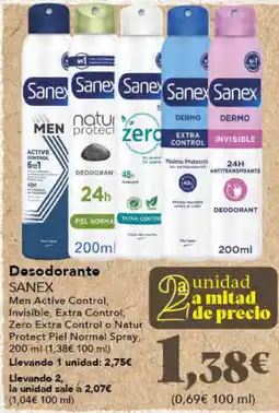 Gadis SANEX Desodorante oferta