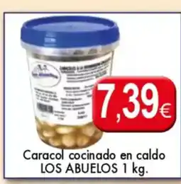 Congelados Copos LOS ABUELOS Caracol cocinado en caldo oferta