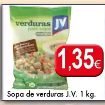 Congelados Copos J.V Sopa de verduras oferta