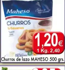 Congelados Copos MAHESO Churros de lazo oferta
