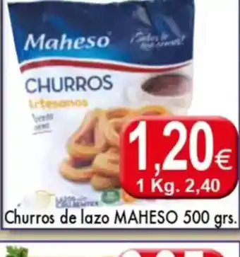 Congelados Copos MAHESO Churros de lazo oferta