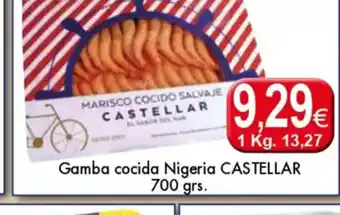 Congelados Copos CASTELLAR Gamba cocida Nigeria oferta