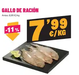 AhorraMas Gallo de ración oferta