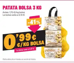 AhorraMas Patata bolsa oferta