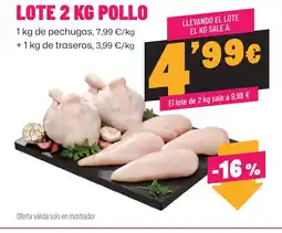 AhorraMas Lote pollo oferta