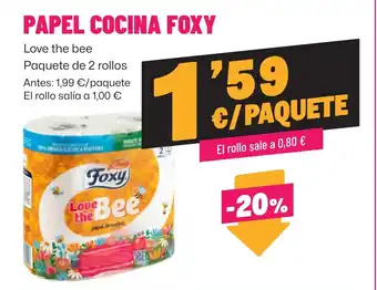 AhorraMas FOXY Papel cocina oferta