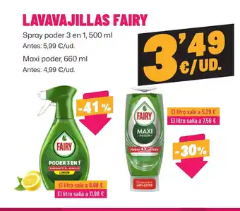 AhorraMas FAIRY Lavavajillas oferta