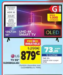 Carrefour LG TV 55" oferta