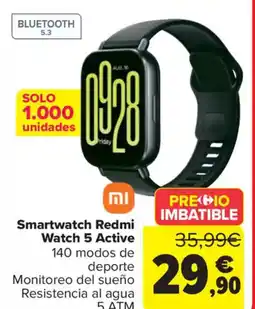 Carrefour Smartwatch Redmi Watch 5 Active oferta