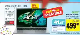 Carrefour ACER Portátil Aspire 3 oferta