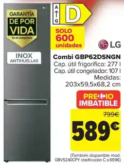 Carrefour LG Combi GBP62DSNGN oferta