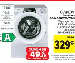 Carrefour CANDY Lavadora RO1496DWMCT1-S oferta