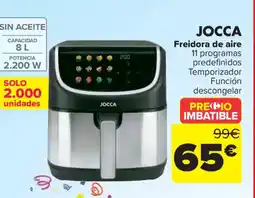 Carrefour JOCCA Freidora de aire oferta