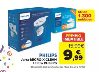 Carrefour PHILIPS Jarra MICRO-X-CLEAN oferta
